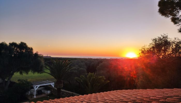 vistas atardecer suite en casa rural Maximon